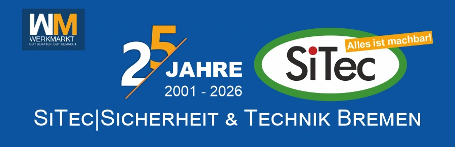 Feiern Sie mit uns - 25 Jahre SiTec | Sicherheit &amp; Technik Bremen